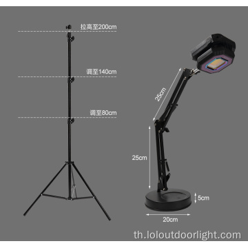 LED โคมไฟตั้งแคมป์แบบฉุกเฉินในแต่ละพื้นที่